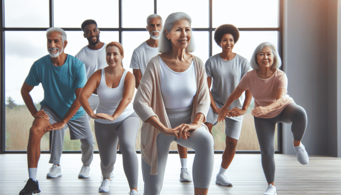 easy balance drills older adults