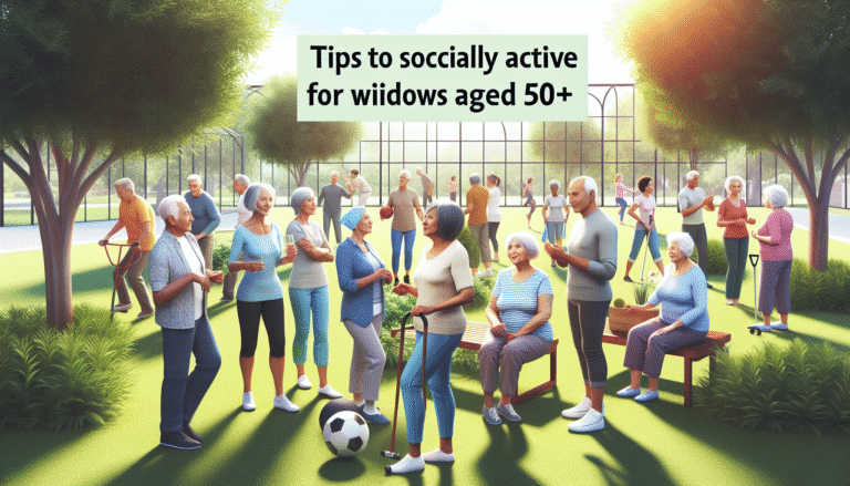 staying socially active as a widow