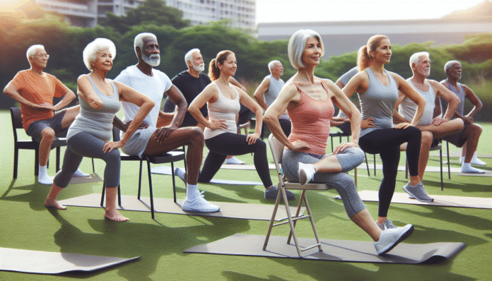beginner chair yoga